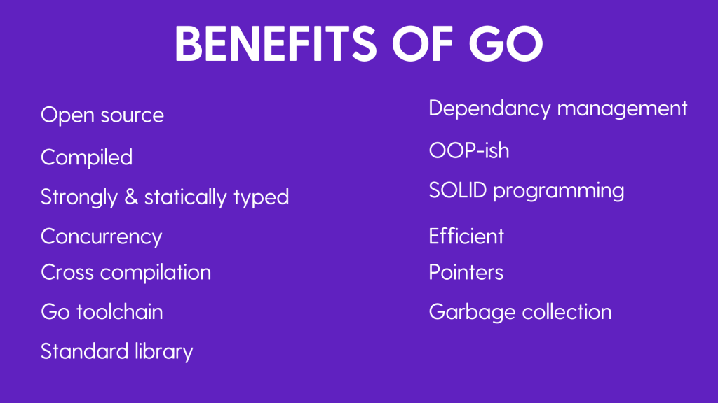 Image: Benefits of Google Go