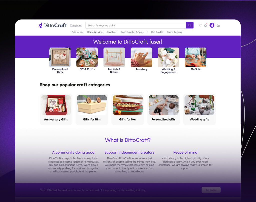 DittoCraft, Dittofis product marketplace template.