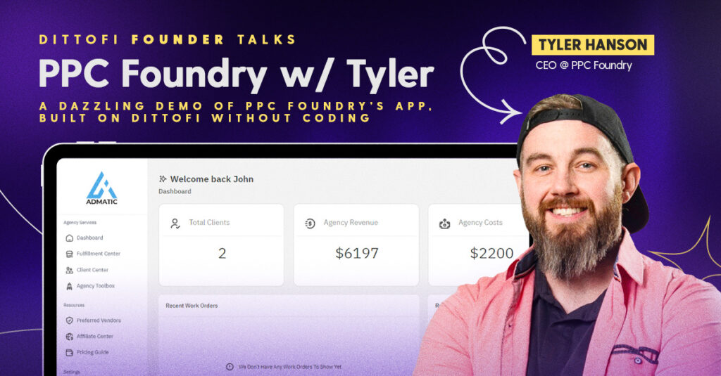 PPC Foundry build Dittofi app with Tylor Hanson.