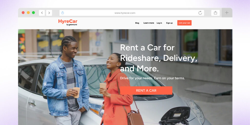 HyreCar a Turo competitor focused on drivers who want to get into the gig economy.